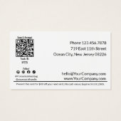 Aanpasbare Kaart voor relatiegeschenkbon (Achterkant)