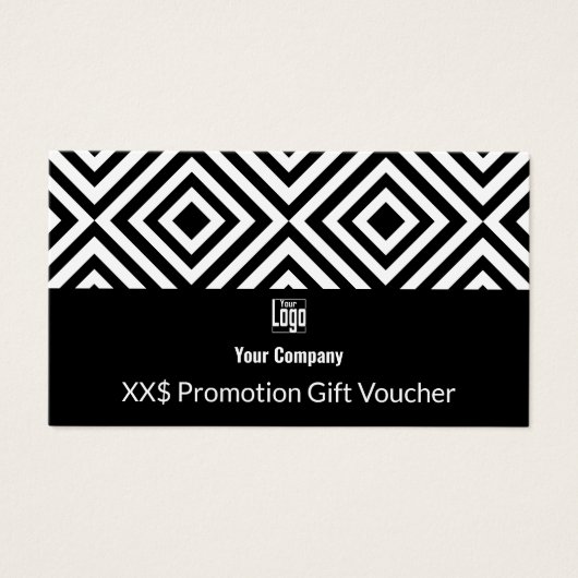 Aanpasbare Kaart voor relatiegeschenkbon (Voorkant)