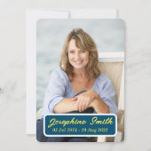 Aanpasbare Kaart voor uitvaartceremonie (Voorkant)