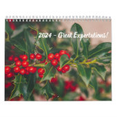 Aanpasbare kalender met twee pagina's en middelgro (Hoes)