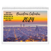 Aanpasbare kalender voor Barcelona (Hoes)