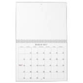 Aanpasbare kalenders door jou kalender (Mar 2027)