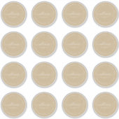 Aanpasbare kalligrafie Kraft 6,9 cm 2,72 inch Sticker (Voorkant)