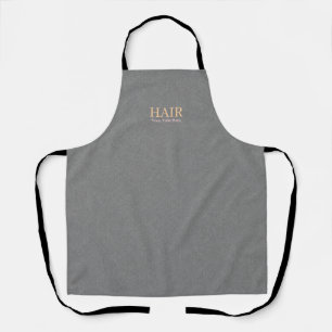 Aanpasbare Kapsalon Stylist Modern Grijs Textuur Schort