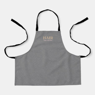 Aanpasbare Kapsalon Stylist Modern Grijs Textuur Schort