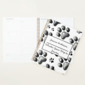 Aanpasbare Kattenliefhebber Planner met Pootafdruk (Display)
