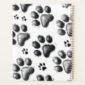 Aanpasbare Kattenliefhebber Planner met Pootafdruk (Achterkant)