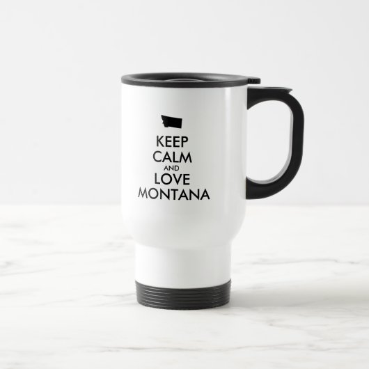 Aanpasbare KEEP CALM en HOU VAN MONTANA Reisbeker (Rechts)