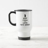 Aanpasbare KEEP CALM en HOU VAN NEW JERSEY Reisbeker (Links)