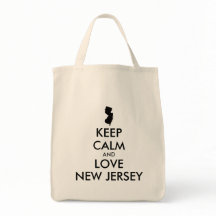 Aanpasbare KEEP CALM en HOU VAN NEW JERSEY
