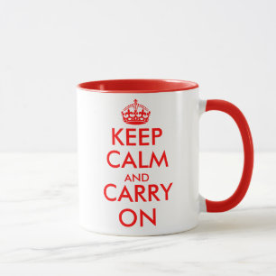 Aanpasbare Keep Calm mok zakelijke bulk cadeau