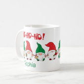 Aanpasbare Kerst Cute Aanpasbare Kerstman Koffiemok (Voorkant links)