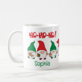 Aanpasbare Kerst Cute Aanpasbare Kerstman Koffiemok (Links)
