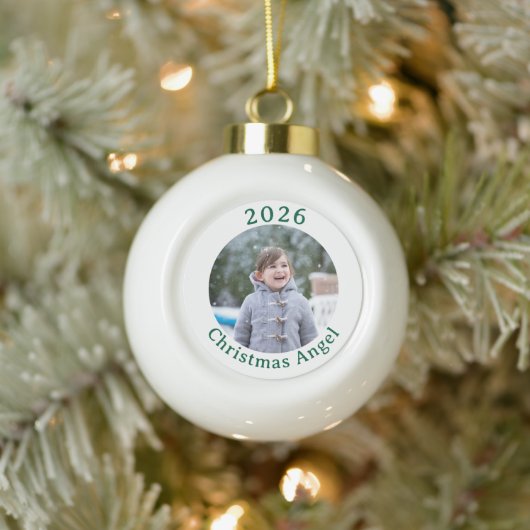 Aanpasbare Kerst Foto Lismer Ornament (Boom)