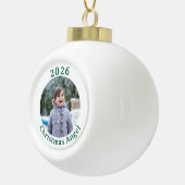 Aanpasbare Kerst Foto Lismer Ornament (Rechts)