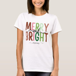 Aanpasbare Kerst Thema Fun T-shirt