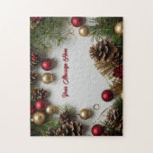 Aanpasbare Kerst Thema's Legpuzzel (Verticaal)