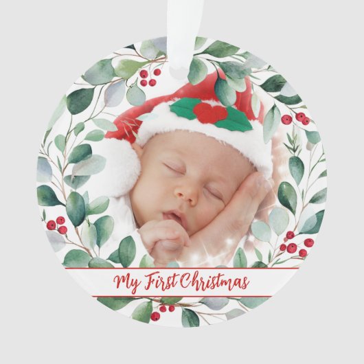 Aanpasbare Kerstbal Ornament (voorkant)