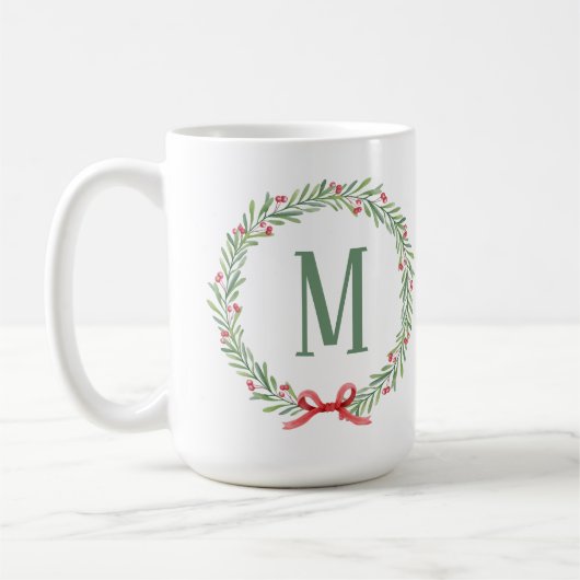 Aanpasbare Kerstbrief Koffiemok (Links)
