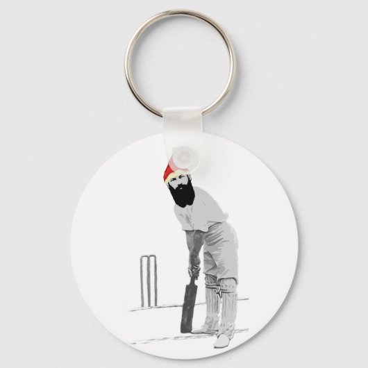 aanpasbare kerstcadeauideeën voor cricket sleutelhanger (Voorkant)