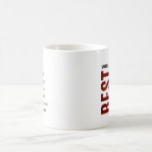 Aanpasbare Kerstchecklist voor de Beste Moeder van Koffiemok (Center)