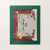 Aanpasbare kerstkaart legpuzzel (Verticaal)