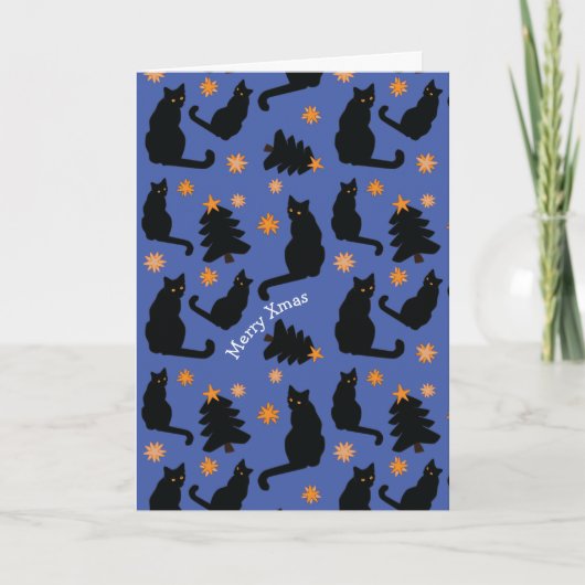 AANPASBARE KERSTKATTEN KAART (Voorkant)