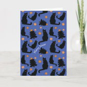 AANPASBARE KERSTKATTENKAART KAART (Voorkant)