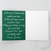 aanpasbare kerstkrans kaart (Binnen)