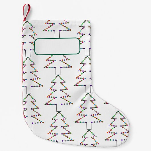 Aanpasbare Kerstsok . Kleine Kerstsok (Voorkant)