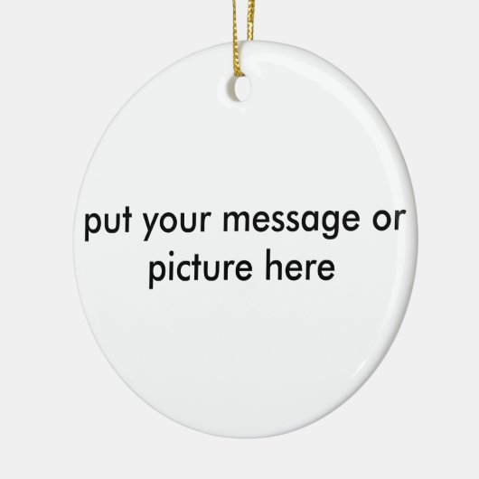 aanpasbare kerstversiering keramisch ornament (Links)