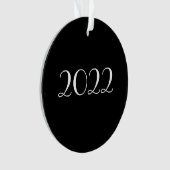 aanpasbare kerstversiering met chalkbordstijl ornament (voorkant)