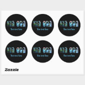 AANPASBARE KIA ORA KIWI PAUA RONDE STICKER (Vel)