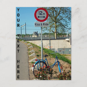 Aanpasbare "kiss & ride" briefkaart