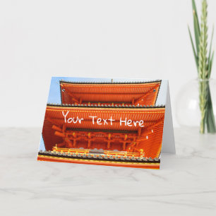 Aanpasbare Kiyomizu-dera tempel, Kyoto, Japan Kaart