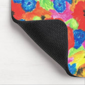 Aanpasbare Klaprozen en Korenbloemen Muismat (Hoek)