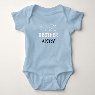 Aanpasbare Kleine Broer Baby Naam babyjongen Romper