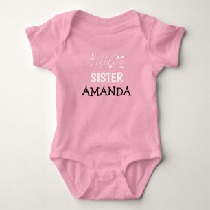 Aanpasbare Kleine Zus Baby Meisjesnaam zuigeling m Romper