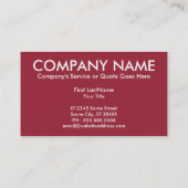 Aanpasbare kleurcoupon kortingskaartje (Achterkant)