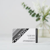 aanpasbare kleurpunchcard visitekaartje (Staand voorkant)