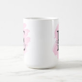 Aanpasbare koffiemok met monogram en naam (Center)