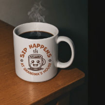 Aanpasbare koffiemok voor oma
