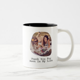 Aanpasbare koffiemok . Vrienden & Familie Tweekleurige Koffiemok