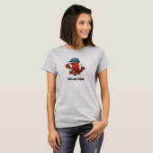 Aanpasbare kreeft  t-shirt (Voorkant volledig)