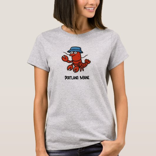 Aanpasbare kreeft  t-shirt (Voorkant)
