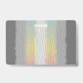 Aanpasbare kronkelige Boho Demifluid Pride-vlag Badge (Achterkant)