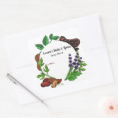 Aanpasbare kruiden- en specerijen voedsetiketten vierkante sticker (Envelop)