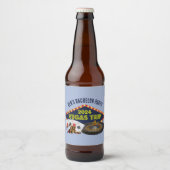 Aanpasbare Las Vegas Bachelorfeest Trip Casino Bier Etiket (Voorkant)