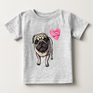 Aanpasbare Liefde Mijn Pug Hond Huisdier