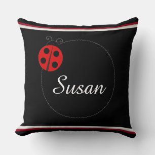 Aanpasbare Lieveheersbeestje Monogram 20 x 20 Kussen